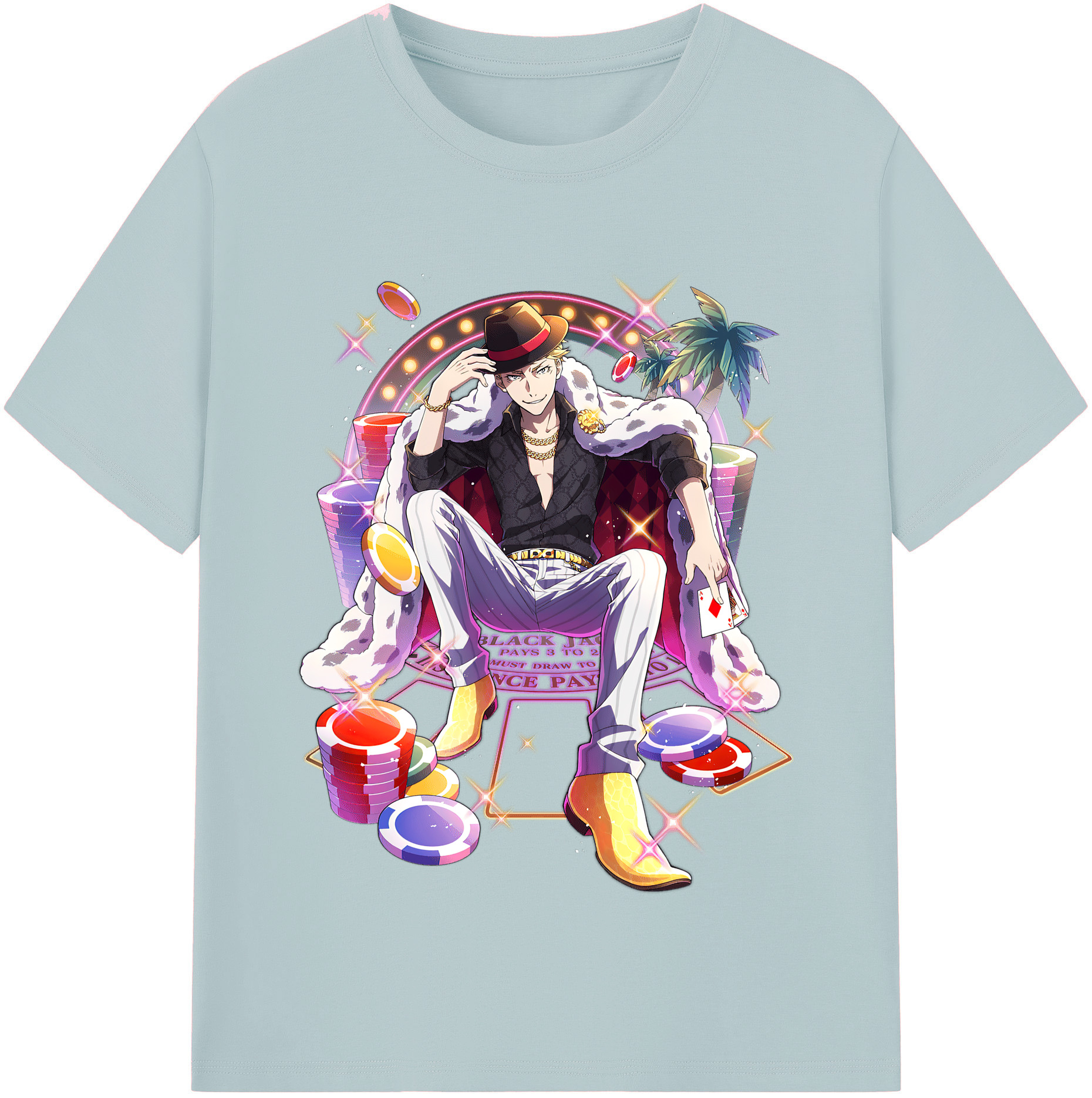 （画像用） 文豪ストレイドッグス Bungo Stray Dogs 綿100％半袖Tシャツ（フロントプリント）